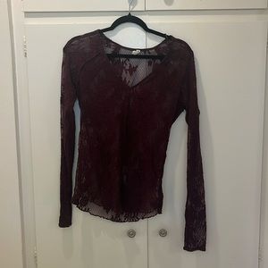 Free People Lace Top